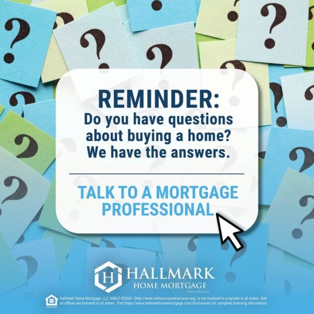 Mortgage advice is just a click away. Contact us today to learn more https://www.hallmarkhomemortgage.com/ #HHM #YourCommunityLender #HallmarkHomeMortgage #eHome #hhmtv #HomeMortgage #Mortgage #MortgageLender