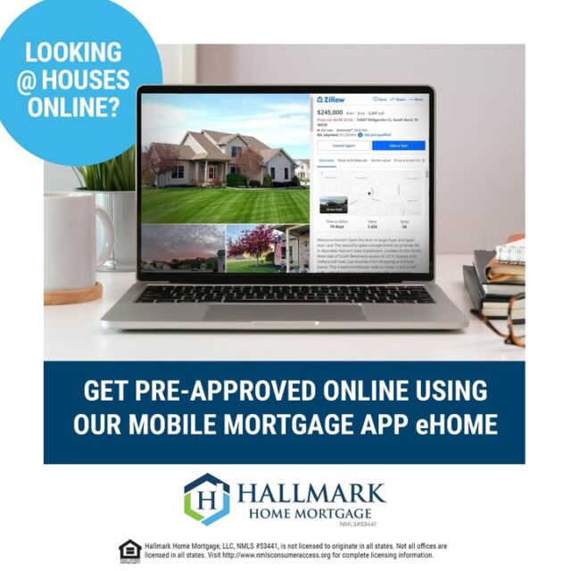 Are you home looking at homes for sale online? Get pre-approved today so you are ready when you find the perfect one. Apply today https://apply.1hallmark.com/  #HHM #YourCommunityLender #HallmarkHomeMortgage #eHome #hhmtv #HomeMortgage #Mortgage  #MortgageLender