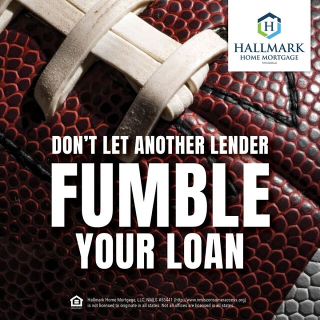 🏈 Don’t let another lender fumble your loan! 🏈
At Hallmark, we’ll carry your loan across the goal line with expertise and care. 🏆
📞 Contact us today to get started on your winning play! #HHM #YourCommunityLender #HallmarkHomeMortgage #eHome #hhmtv #HomeMortgage #Mortgage